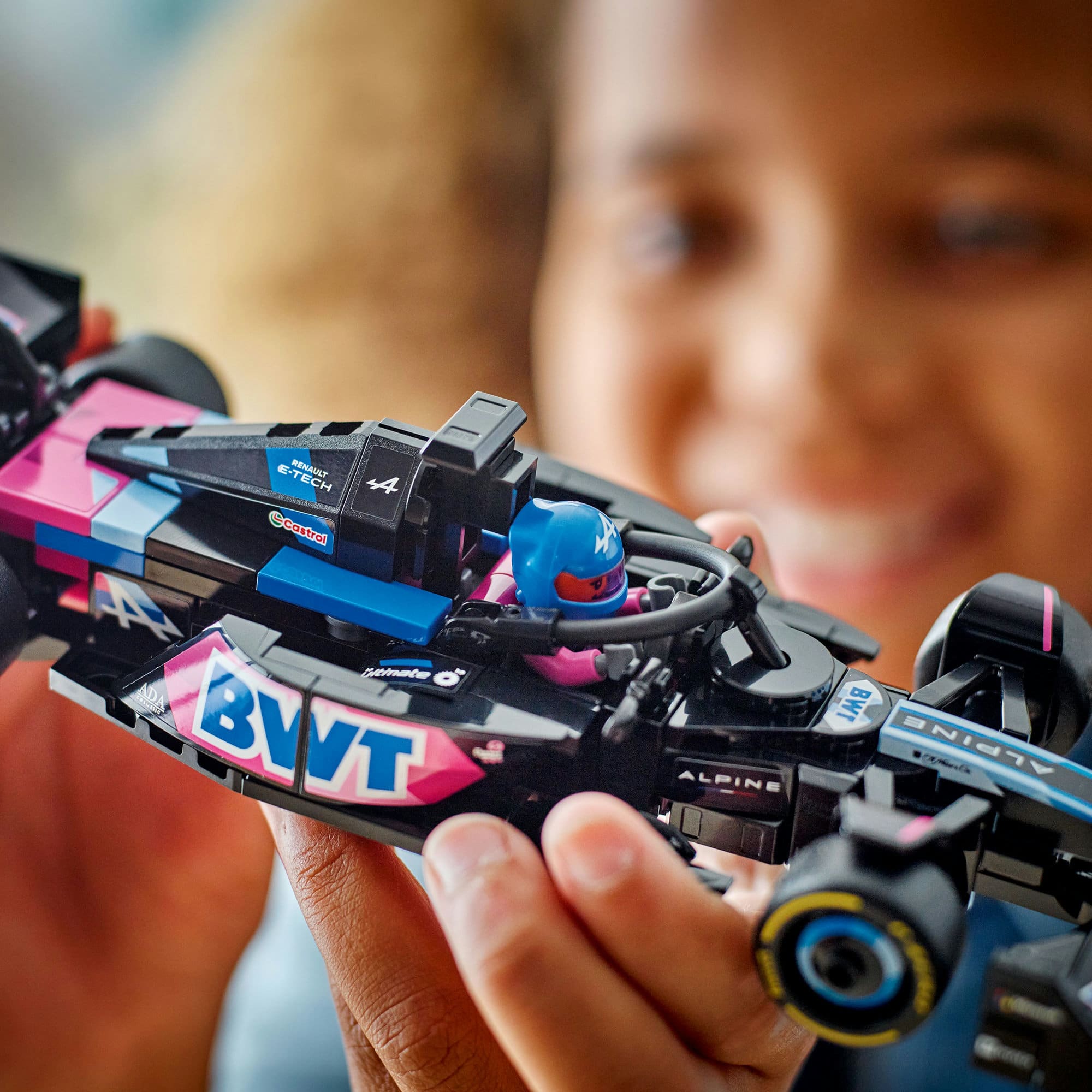 LEGO® Speed Champions BWT Alpine F1® Team A524 Race Car Toy Vehicle 77248